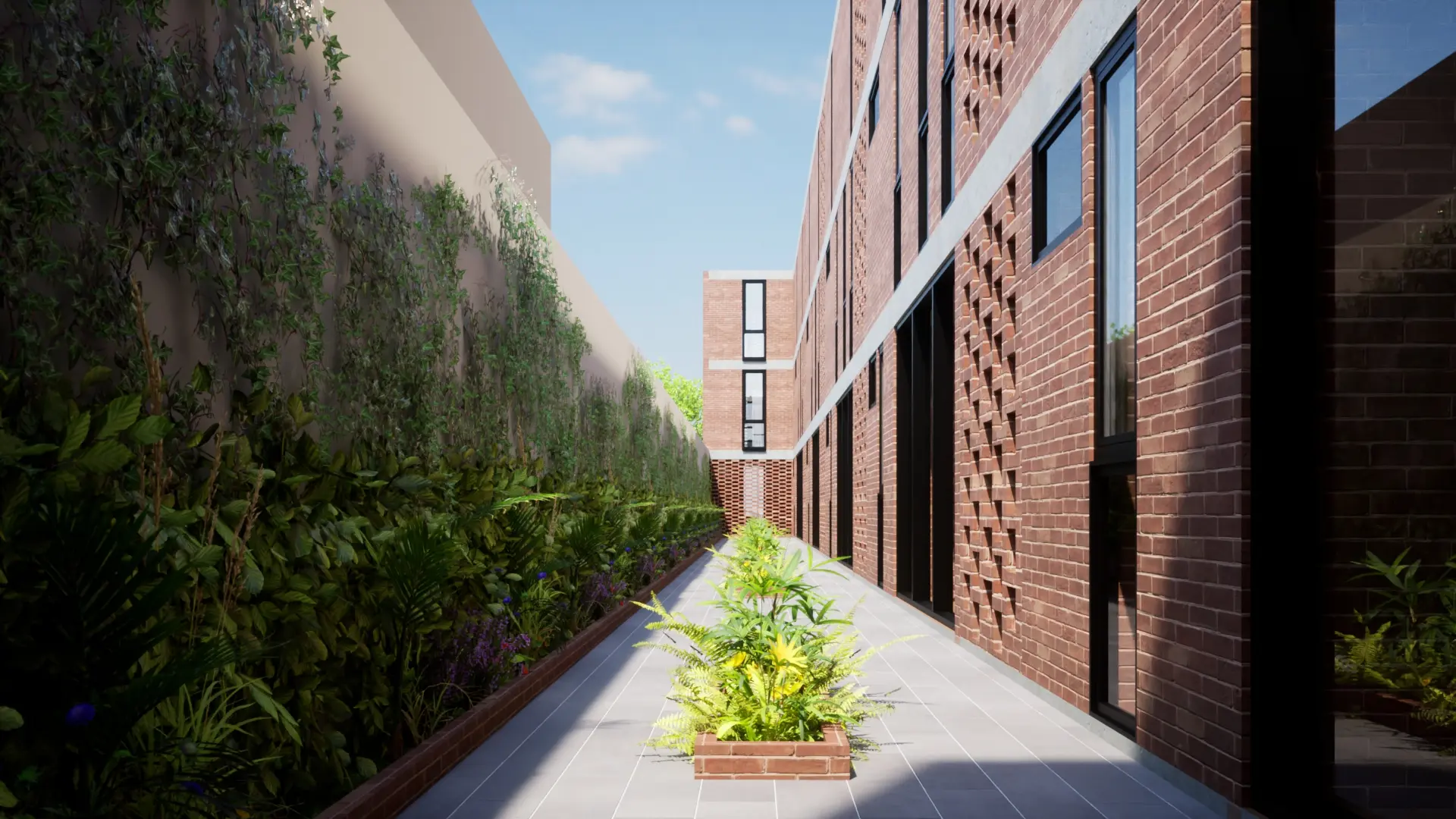 Render - Pasillo Interno