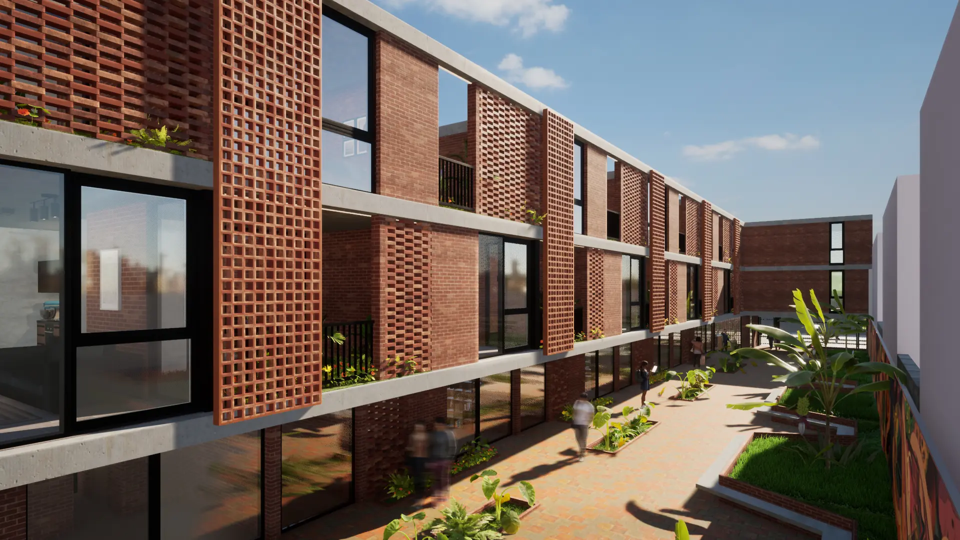 Render - Pasillo Interno